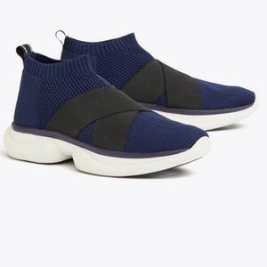 Tory Burch Bubble Sock Sneakers in Navy sz 6.5